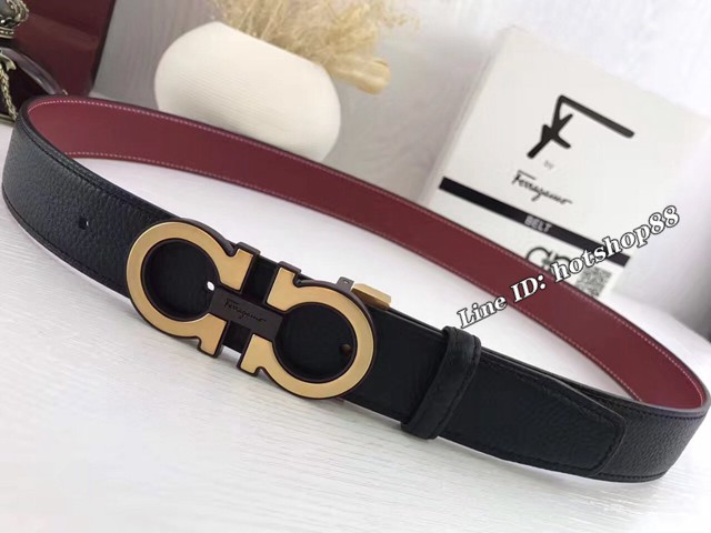 菲拉格慕專櫃款男士皮帶 Ferragamo雙面牛皮爆款腰帶  jjp2229